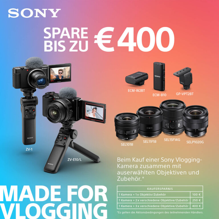 Sony Vlogging Bundle Bonus