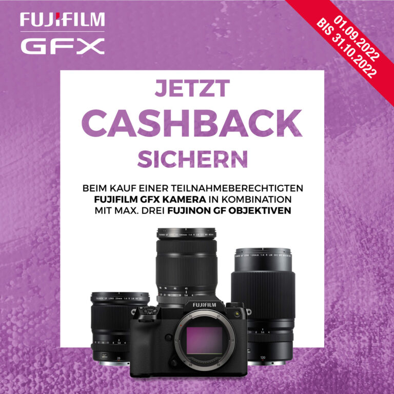 Fujifilm GFX50S II Cashback sichern