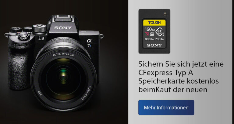 Sony Alpha 7S III kaufen – 160GB Speicherkarte Gratis erhalten