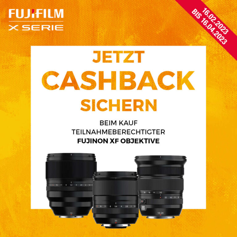Fujifilm – neue Cashback-Aktionen gestartet