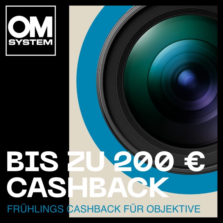 OM SYSTEM – Frühlings-Cashback gestartet