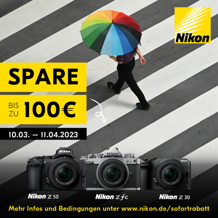 Nikon Z-DX Sofortrabatt-Aktion