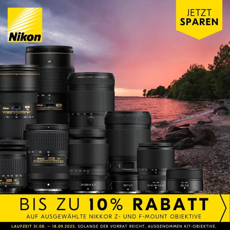 Nikon Lens Week Aktion – 10% Rabatt sichern!
