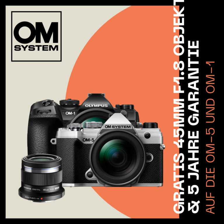 OM SYSTEM – Gratis Objektiv sichern!