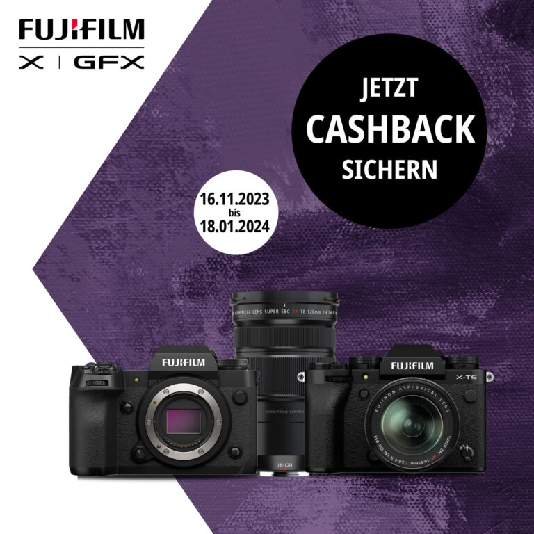 FUJIFILM X und GFX Winter-Cashback Aktion 2023 / 2024