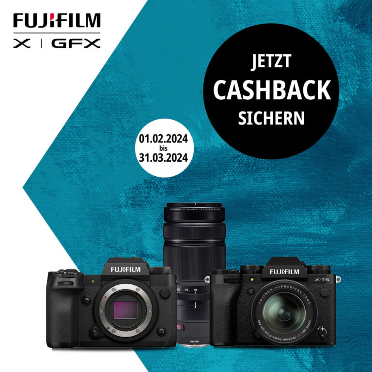 Neue Fujifilm X und GFX Cashback-Aktionen