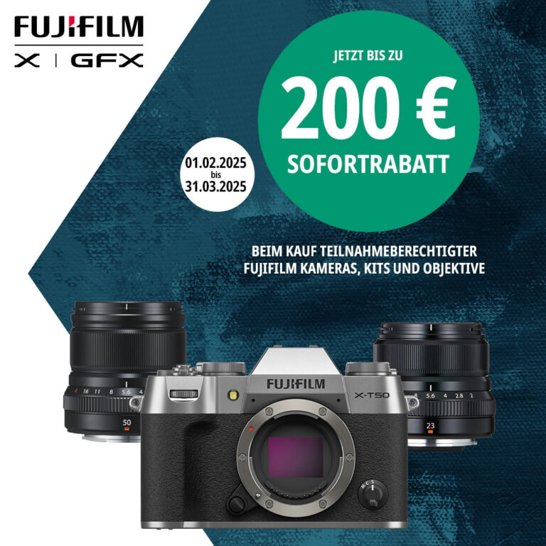 Fujifilm X-T50 Sofortrabattaktion 2025