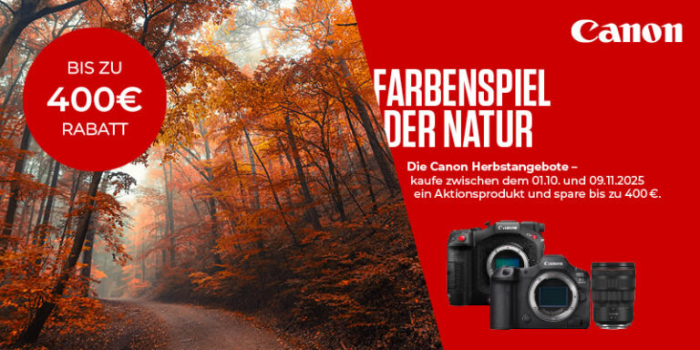CANON Autumn Sofortrabatt 2025