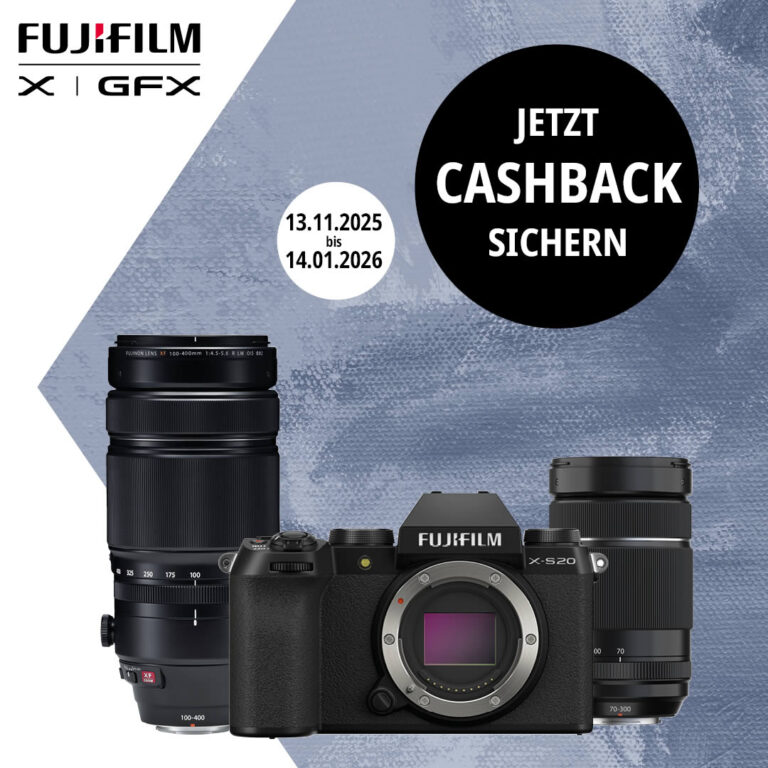 FUJIFILM GFX und X Cashback Aktion 2025/2026