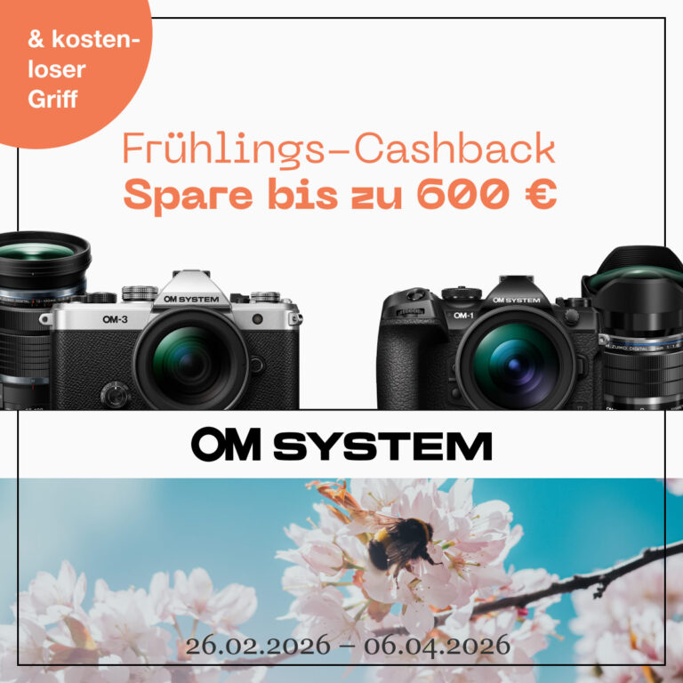 OM SYSTEM Frühlings Cashback Aktion 2026