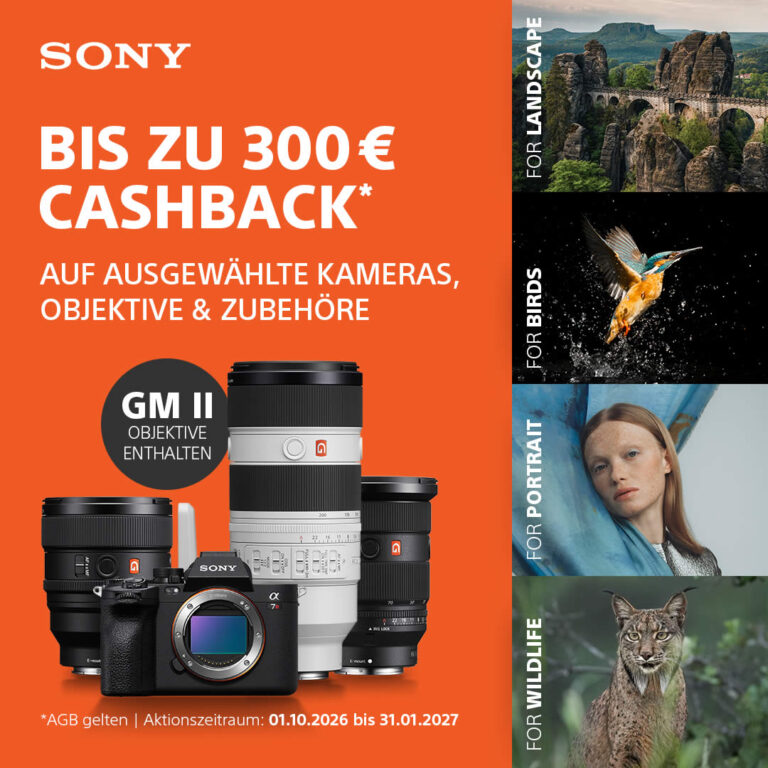SONY Winter-Cashback-Aktion 2026/2027