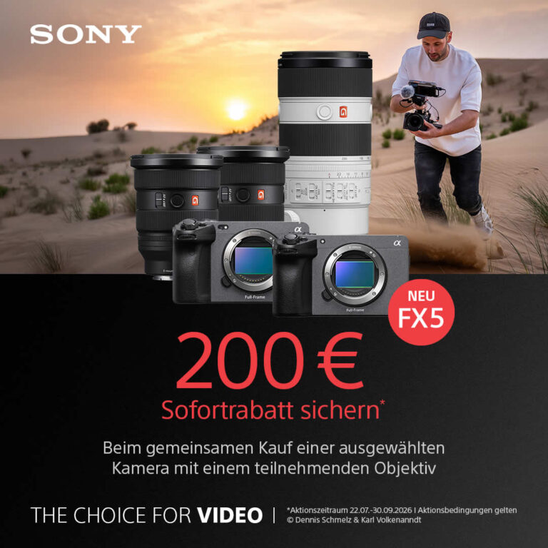 Sony Video Kombirabatt-Aktion 2026